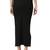 Neckbook Black Solid Drawstring Best Slim Fit Saree Shapewear for Women
