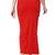 Neckbook Red Solid Drawstring Best Slim Fit Saree Shapewear for Women