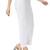 Neckbook White Solid Drawstring Best Slim Fit Saree Shapewear for Women