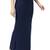 Neckbook Navy Blue Solid Drawstring Best Slim Fit Saree Shapewear for Women