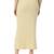 Neckbook Cream Solid Drawstring Best Slim Fit Saree Shapewear for Women