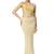 Neckbook Cream Solid Drawstring Best Slim Fit Saree Shapewear for Women