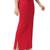 Neckbook Poppy Red Solid Drawstring Best Slim Fit Saree Shapewear for Women