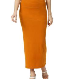 Neckbook Tangerine Solid Drawstring Best Slim Fit Saree Shapewear for Women