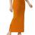 Neckbook Tangerine Solid Drawstring Best Slim Fit Saree Shapewear for Women