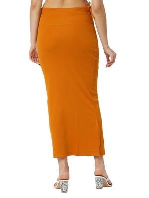 Neckbook Tangerine Solid Drawstring Best Slim Fit Saree Shapewear for Women 3