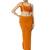 Neckbook Tangerine Solid Drawstring Best Slim Fit Saree Shapewear for Women
