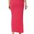 Neckbook Pink Solid Drawstring Best Slim Fit Saree Shapewear for Women