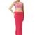 Neckbook Pink Solid Drawstring Best Slim Fit Saree Shapewear for Women