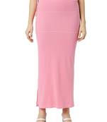 Neckbook Baby Pink Solid Drawstring Best Slim Fit Saree Shapewear for Women