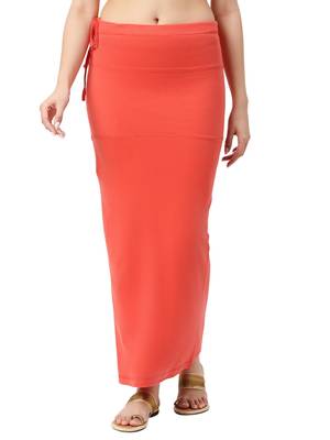 Neckbook Coral Solid Drawstring Best Slim Fit Saree Shapewear for Women 1