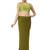Neckbook Mehndi Green Solid Drawstring Best Slim Fit Saree Shapewear for Women