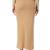 Neckbook Camel Brown Solid Drawstring Best Slim Fit Saree Shapewear for Women