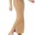 Neckbook Camel Brown Solid Drawstring Best Slim Fit Saree Shapewear for Women