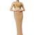 Neckbook Camel Brown Solid Drawstring Best Slim Fit Saree Shapewear for Women