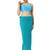 Neckbook Peacock Blue Solid Drawstring Best Slim Fit Saree Shapewear for Women