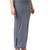 Neckbook Charcoal Grey Solid Drawstring Best Slim Fit Saree Shapewear for Women
