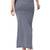 Neckbook Charcoal Grey Solid Drawstring Best Slim Fit Saree Shapewear for Women