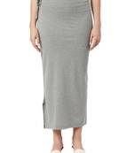 Neckbook Grey Solid Drawstring Best Slim Fit Saree Shapewear for Women
