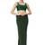 Neckbook Forest Green Solid Drawstring Best Slim Fit Saree Shapewear for Women