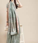 Serona fabrics women's soft cotton silk designer golden broad border party wear saree