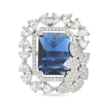stylish latest fashionable square shape design adjustable finger ring for women and girls  2
