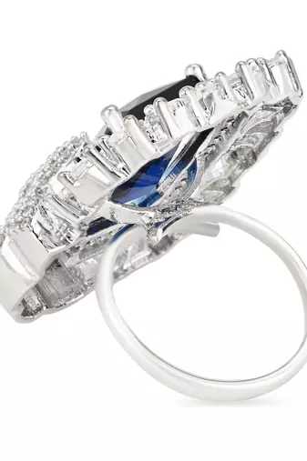 stylish latest fashionable square shape design adjustable finger ring for women and girls 