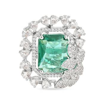 stylish latest fashionable square shape design adjustable finger ring for women and girls  3