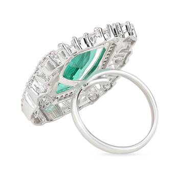 stylish latest fashionable square shape design adjustable finger ring for women and girls  5