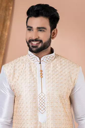 Embroidery Work Kurta Pyjama Set