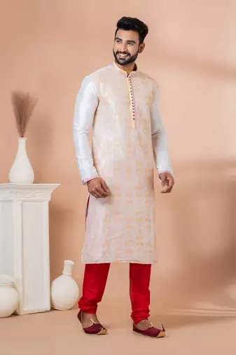 Embroidery Work Kurta Pyjama Set