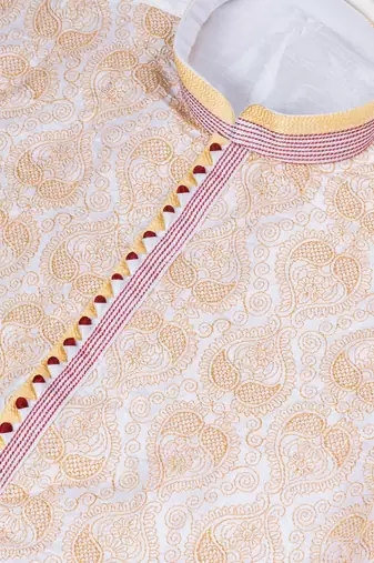 Embroidery Work Kurta Pyjama Set