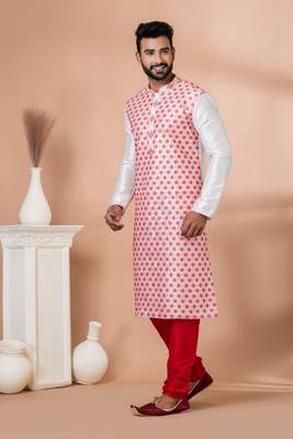 Embroidery Work Kurta Pyjama Set 1