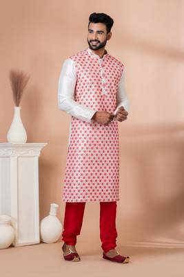 Embroidery Work Kurta Pyjama Set 2