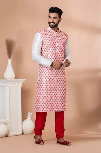 Embroidery Work Kurta Pyjama Set