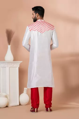 Embroidery Work Kurta Pyjama Set