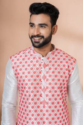 Embroidery Work Kurta Pyjama Set 4