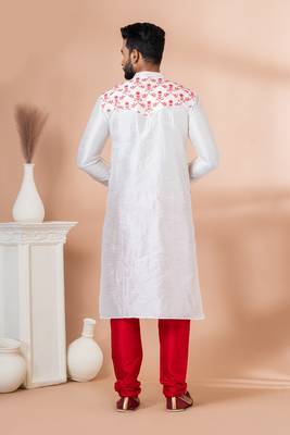 Embroidery Work Kurta Pyjama Set 3