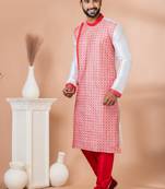 Embroidery Work Kurta Pyjama Set