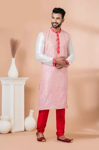 Embroidery Work Kurta Pyjama Set