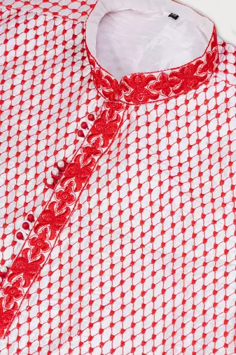 Embroidery Work Kurta Pyjama Set