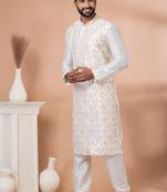 Embroidery Work Kurta Pyjama Set