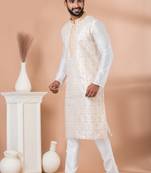Embroidery Work Kurta Pyjama Set