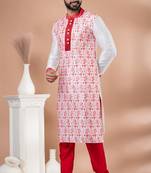 Embroidery Work Kurta Pyjama Set