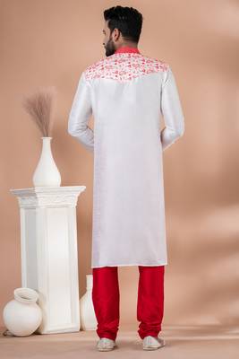 Embroidery Work Kurta Pyjama Set 3