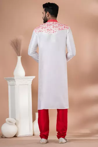 Embroidery Work Kurta Pyjama Set