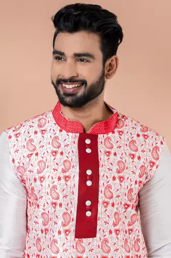 Embroidery Work Kurta Pyjama Set