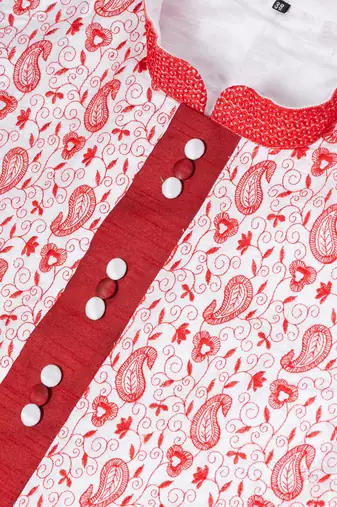 Embroidery Work Kurta Pyjama Set