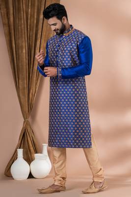 Embroidery Work Kurta Pyjama Set 1
