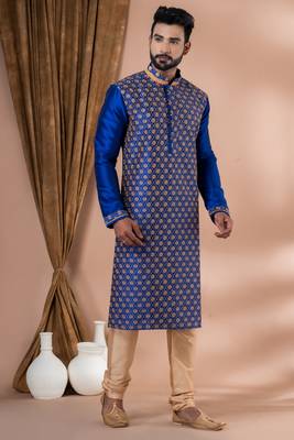 Embroidery Work Kurta Pyjama Set 2
